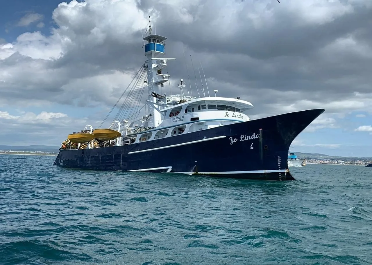 Tuna vessel at sea in the Eastern Pacific